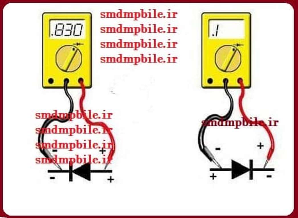 دیود و تست ان DIODE